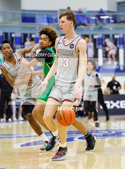 Thumbnail 1 in AZ Compass Prep vs. Sunrise Christian Academy (5 for the Fight Hoopfest) photogallery.