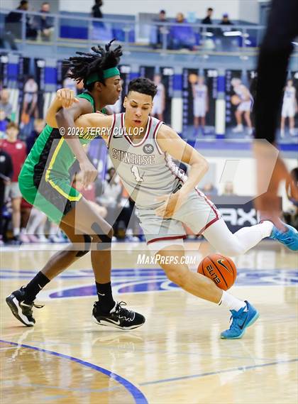 Thumbnail 3 in AZ Compass Prep vs. Sunrise Christian Academy (5 for the Fight Hoopfest) photogallery.