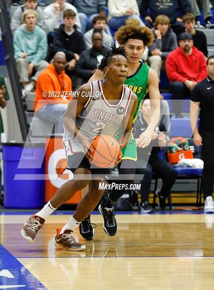 Thumbnail 1 in AZ Compass Prep vs. Sunrise Christian Academy (5 for the Fight Hoopfest) photogallery.