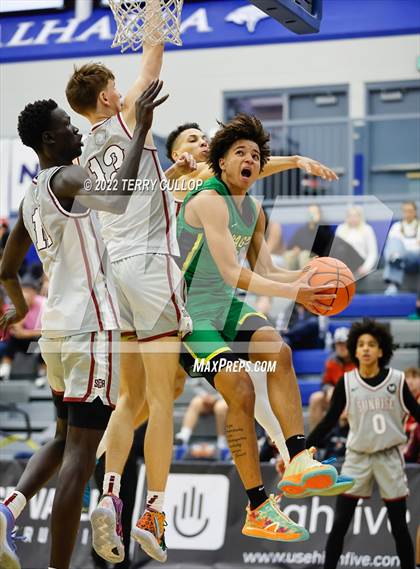 Thumbnail 2 in AZ Compass Prep vs. Sunrise Christian Academy (5 for the Fight Hoopfest) photogallery.