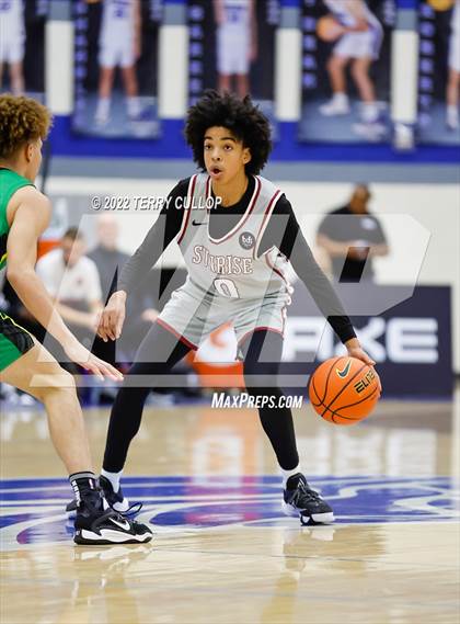 Thumbnail 1 in AZ Compass Prep vs. Sunrise Christian Academy (5 for the Fight Hoopfest) photogallery.