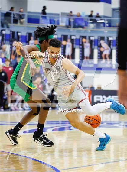 Thumbnail 1 in AZ Compass Prep vs. Sunrise Christian Academy (5 for the Fight Hoopfest) photogallery.