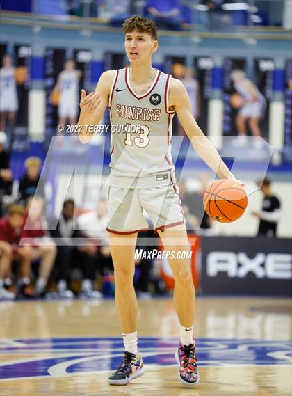 Thumbnail 1 in AZ Compass Prep vs. Sunrise Christian Academy (5 for the Fight Hoopfest) photogallery.
