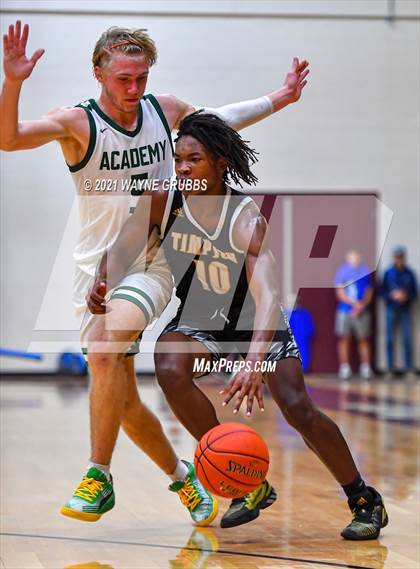 Thumbnail 3 in Timpson vs Little River Academy (Tenaha Holiday Hoops Classic) photogallery.