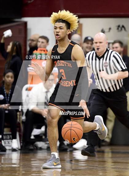 Thumbnail 1 in Wasatch Academy vs. Oak Hill Academy (GEICO National Tournament Quarterfinal) photogallery.