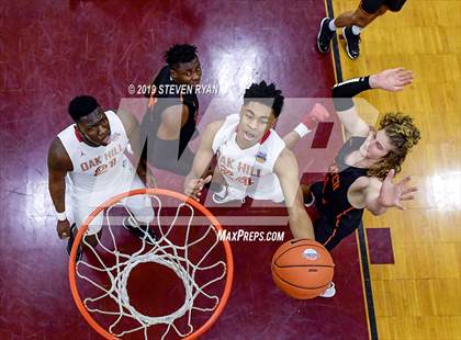 Thumbnail 1 in Wasatch Academy vs. Oak Hill Academy (GEICO National Tournament Quarterfinal) photogallery.