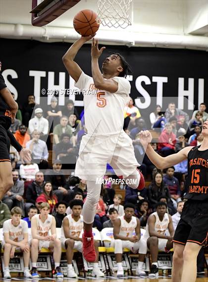Thumbnail 1 in Wasatch Academy vs. Oak Hill Academy (GEICO National Tournament Quarterfinal) photogallery.