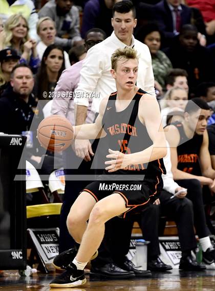 Thumbnail 1 in Wasatch Academy vs. Oak Hill Academy (GEICO National Tournament Quarterfinal) photogallery.