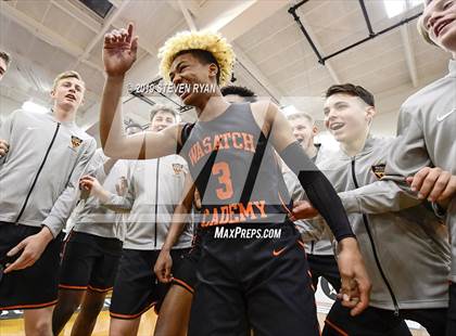 Thumbnail 2 in Wasatch Academy vs. Oak Hill Academy (GEICO National Tournament Quarterfinal) photogallery.