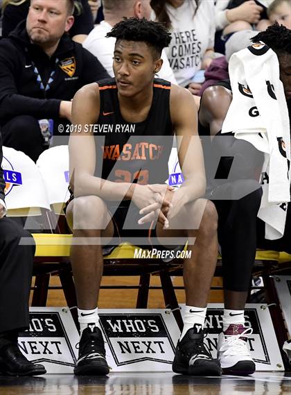 Thumbnail 2 in Wasatch Academy vs. Oak Hill Academy (GEICO National Tournament Quarterfinal) photogallery.
