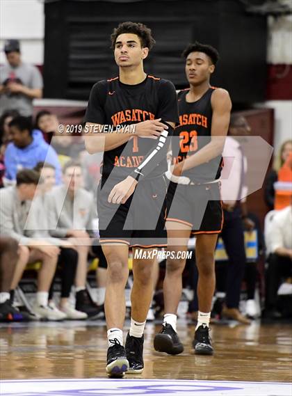 Thumbnail 1 in Wasatch Academy vs. Oak Hill Academy (GEICO National Tournament Quarterfinal) photogallery.
