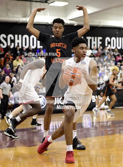 Thumbnail 3 in Wasatch Academy vs. Oak Hill Academy (GEICO National Tournament Quarterfinal) photogallery.