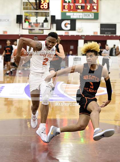 Thumbnail 3 in Wasatch Academy vs. Oak Hill Academy (GEICO National Tournament Quarterfinal) photogallery.