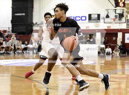 Thumbnail 2 in Wasatch Academy vs. Oak Hill Academy (GEICO National Tournament Quarterfinal) photogallery.