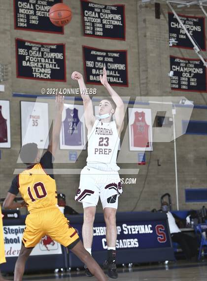 Thumbnail 3 in Fordham Prep vs Cardinal Hayes (CHSAA Spring Tournament) photogallery.