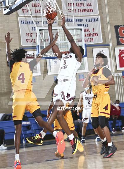 Thumbnail 3 in Fordham Prep vs Cardinal Hayes (CHSAA Spring Tournament) photogallery.
