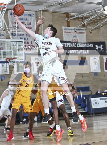 Thumbnail 2 in Fordham Prep vs Cardinal Hayes (CHSAA Spring Tournament) photogallery.