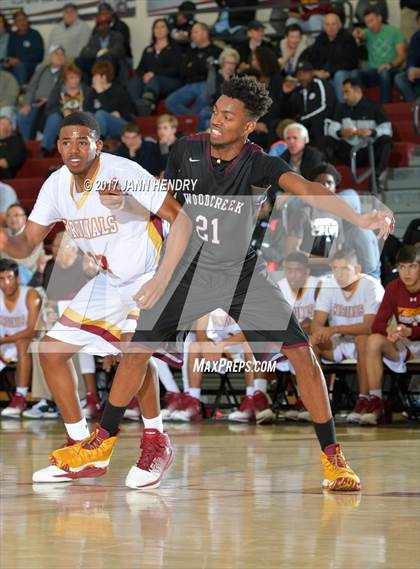 Thumbnail 3 in Cantwell-Sacred Heart vs. Woodcreek (Rancho Mirage Holiday Invitational) photogallery.