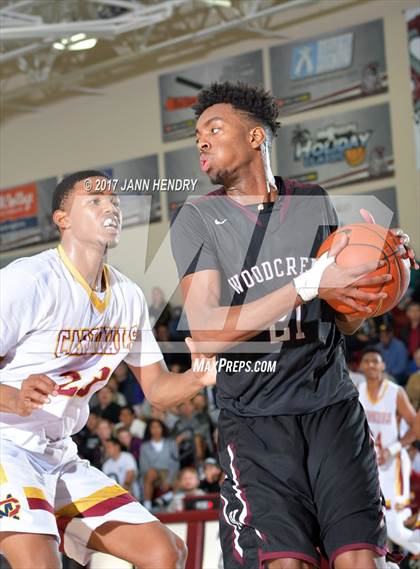 Thumbnail 2 in Cantwell-Sacred Heart vs. Woodcreek (Rancho Mirage Holiday Invitational) photogallery.