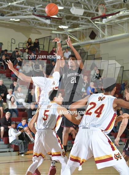 Thumbnail 3 in Cantwell-Sacred Heart vs. Woodcreek (Rancho Mirage Holiday Invitational) photogallery.