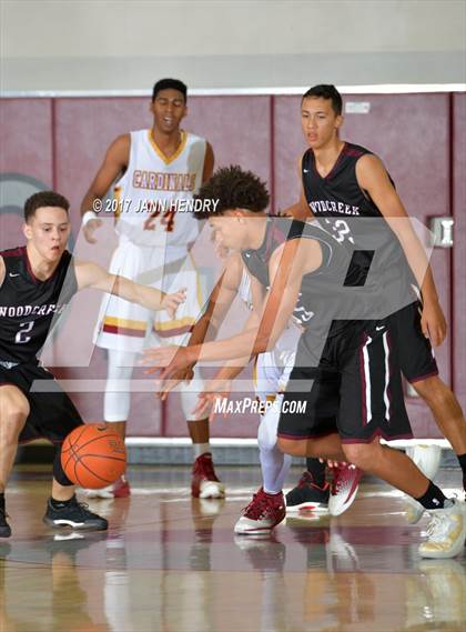 Thumbnail 2 in Cantwell-Sacred Heart vs. Woodcreek (Rancho Mirage Holiday Invitational) photogallery.