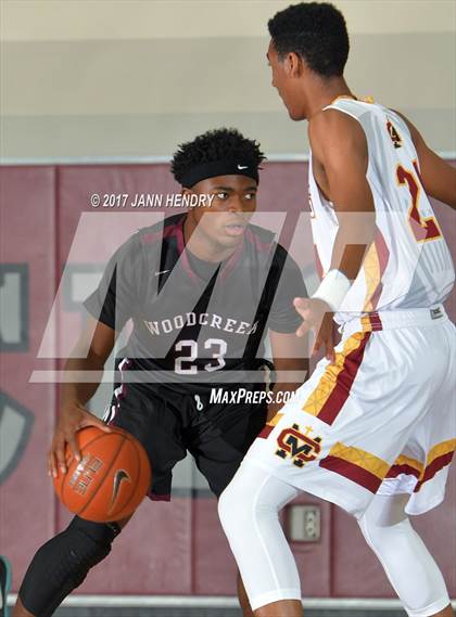 Thumbnail 3 in Cantwell-Sacred Heart vs. Woodcreek (Rancho Mirage Holiday Invitational) photogallery.