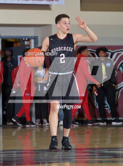 Thumbnail 3 in Cantwell-Sacred Heart vs. Woodcreek (Rancho Mirage Holiday Invitational) photogallery.