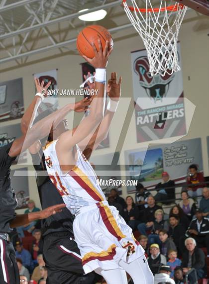 Thumbnail 1 in Cantwell-Sacred Heart vs. Woodcreek (Rancho Mirage Holiday Invitational) photogallery.