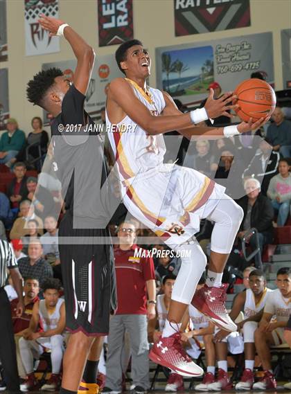 Thumbnail 3 in Cantwell-Sacred Heart vs. Woodcreek (Rancho Mirage Holiday Invitational) photogallery.