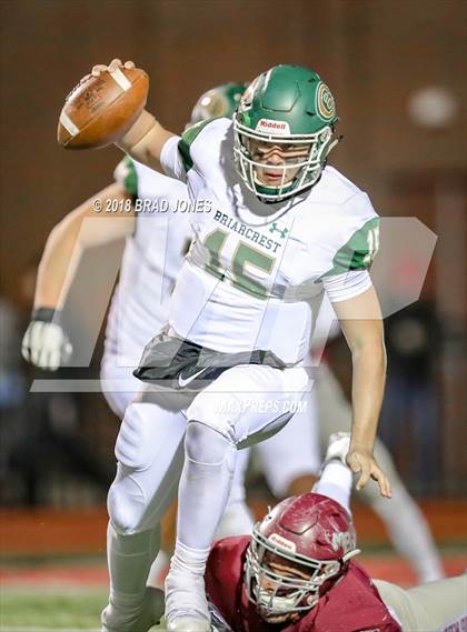 Thumbnail 1 in Briarcrest Christian @ Montgomery Bell Academy (TSSAA D2 3A 2nd Round Playoff) photogallery.