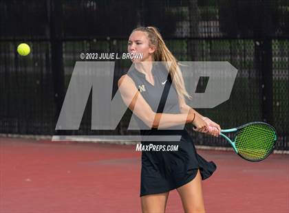 Thumbnail 1 in IHSAA Fishers Regional Individual Doubles Round 1 photogallery.