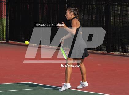 Thumbnail 1 in IHSAA Fishers Regional Individual Doubles Round 1 photogallery.