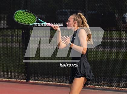 Thumbnail 3 in IHSAA Fishers Regional Individual Doubles Round 1 photogallery.