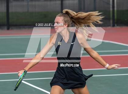 Thumbnail 3 in IHSAA Fishers Regional Individual Doubles Round 1 photogallery.