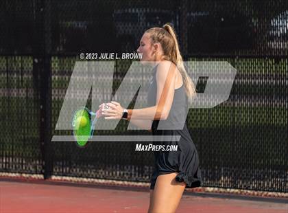 Thumbnail 1 in IHSAA Fishers Regional Individual Doubles Round 1 photogallery.