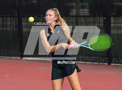 Thumbnail 2 in IHSAA Fishers Regional Individual Doubles Round 1 photogallery.