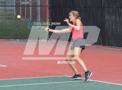 Thumbnail 2 in IHSAA Fishers Regional Individual Doubles Round 1 photogallery.