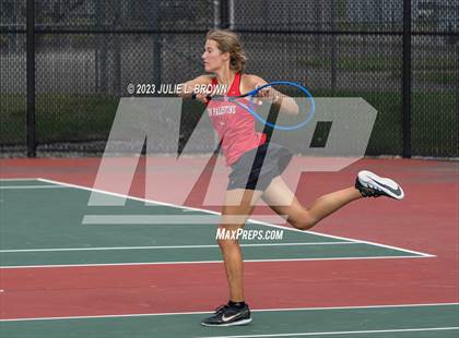 Thumbnail 3 in IHSAA Fishers Regional Individual Doubles Round 1 photogallery.