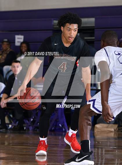 Thumbnail 2 in Salesian College Preparatory vs. Sacramento (St. Hope Elite Classic) photogallery.
