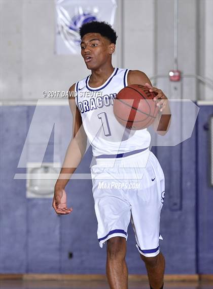 Thumbnail 2 in Salesian College Preparatory vs. Sacramento (St. Hope Elite Classic) photogallery.