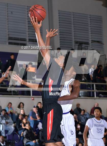 Thumbnail 1 in Salesian College Preparatory vs. Sacramento (St. Hope Elite Classic) photogallery.