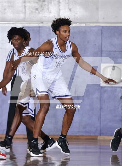 Thumbnail 3 in Salesian College Preparatory vs. Sacramento (St. Hope Elite Classic) photogallery.