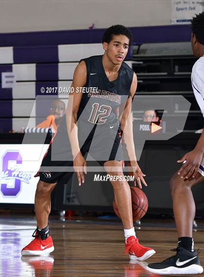 Thumbnail 2 in Salesian College Preparatory vs. Sacramento (St. Hope Elite Classic) photogallery.
