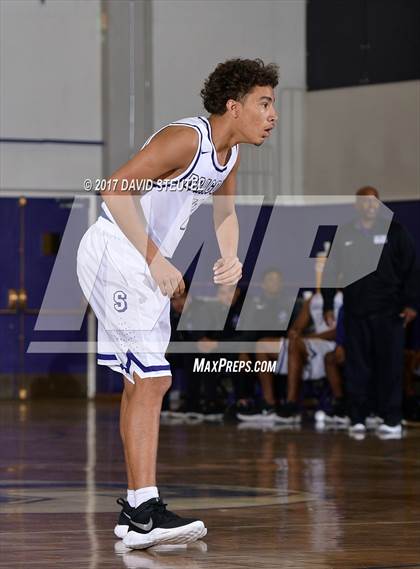 Thumbnail 3 in Salesian College Preparatory vs. Sacramento (St. Hope Elite Classic) photogallery.