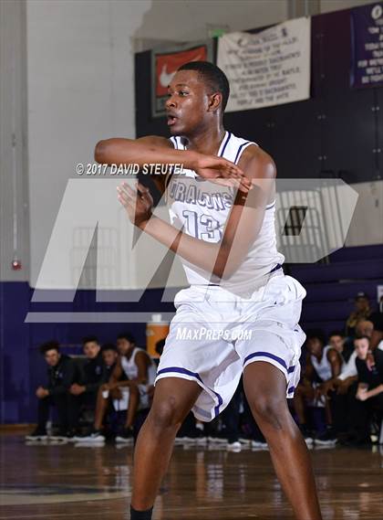 Thumbnail 3 in Salesian College Preparatory vs. Sacramento (St. Hope Elite Classic) photogallery.