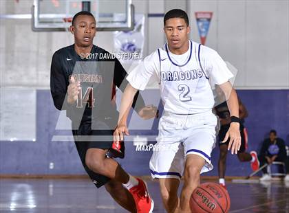 Thumbnail 2 in Salesian College Preparatory vs. Sacramento (St. Hope Elite Classic) photogallery.