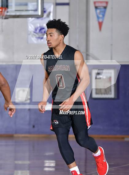 Thumbnail 2 in Salesian College Preparatory vs. Sacramento (St. Hope Elite Classic) photogallery.