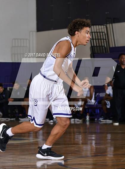 Thumbnail 1 in Salesian College Preparatory vs. Sacramento (St. Hope Elite Classic) photogallery.