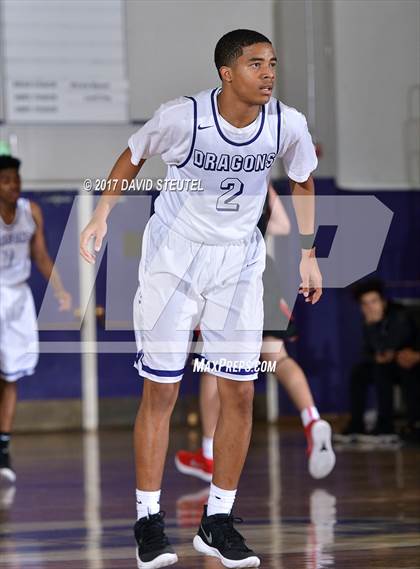 Thumbnail 1 in Salesian College Preparatory vs. Sacramento (St. Hope Elite Classic) photogallery.