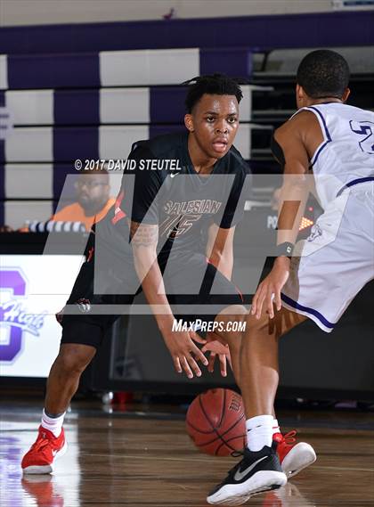 Thumbnail 1 in Salesian College Preparatory vs. Sacramento (St. Hope Elite Classic) photogallery.